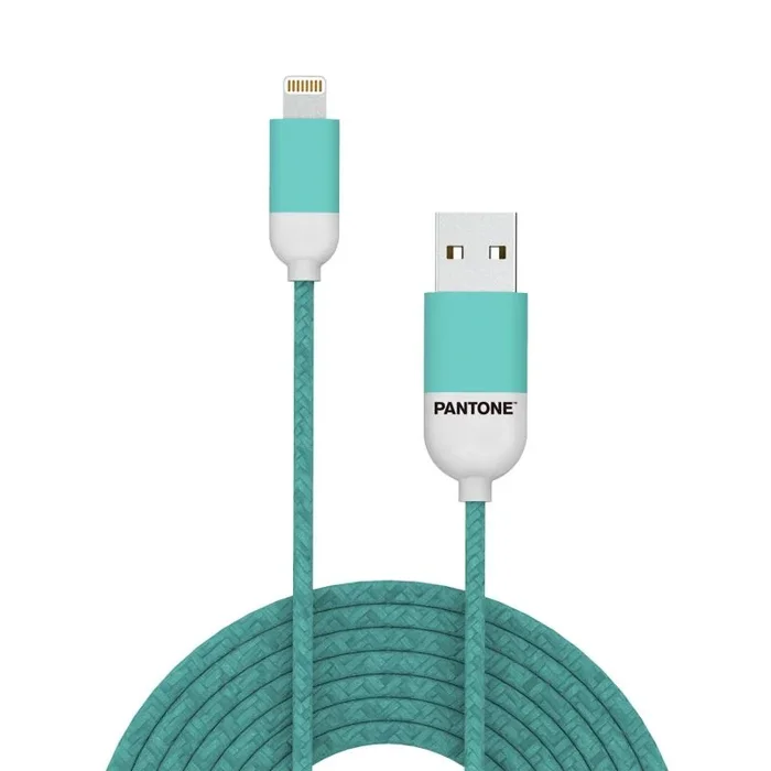 Celly PT-LCS001-5L cable de teléfono móvil Cian 1,5 m USB A Lightning