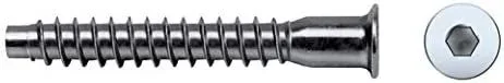 Celo 9750Ene – Tornillo Ensamblaje para Madera Ene Cabeza Allen Diámetro 7X50 Mm Cincado, 250 Unidades