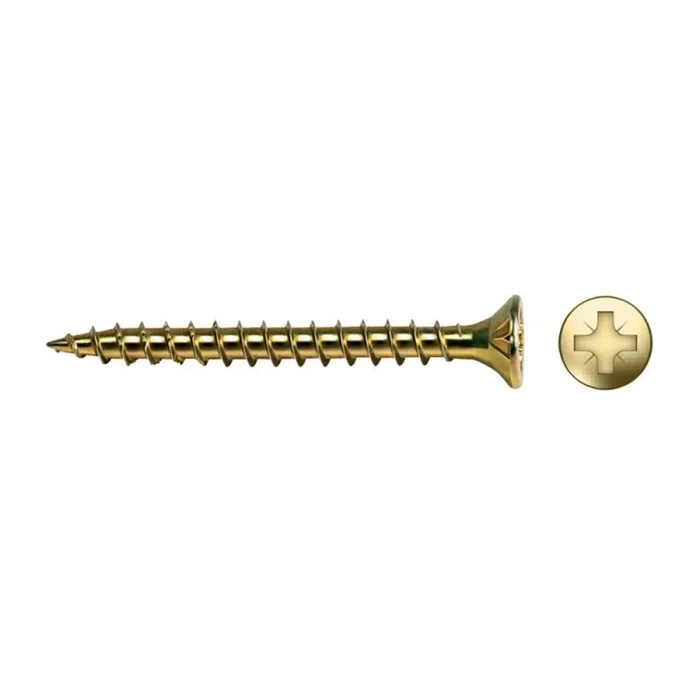 Celo 9B313Vlox – Tornillo para Madera Velox Rosca Completa Cabeza Avellanada Impronta Pz Diámetro 3X13 Mm, Bicromatado, 1000 Unidades