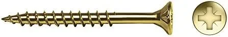 Celo 9B660Vloxp – Tornillo para Madera Velox Rosca Parcial Cabeza Avellanada Impronta Pz Diámetro 6X60/35 Mm, Bicromatado, 200 Unidades