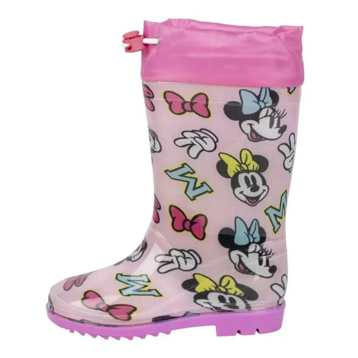 CERDÁ LIFE’S LITTLE MOMENTS Botas de Lluvia Minnie PVC Impermeables y Duraderas, Rosa, 30 EU