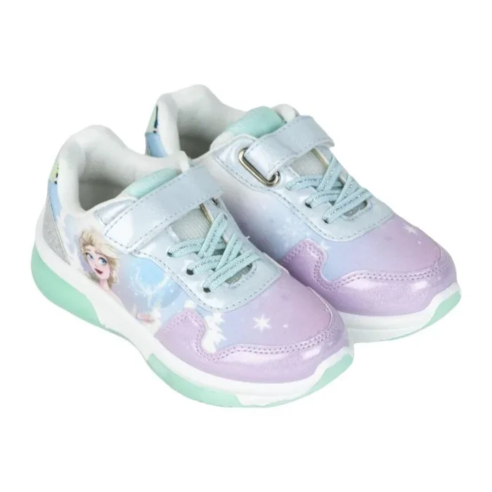 CERDÁ LIFE’S LITTLE MOMENTS Deportiva Frozen para Niños con Suela de PVC y Luces LED, Zapatillas, Light Blue, 26 EU