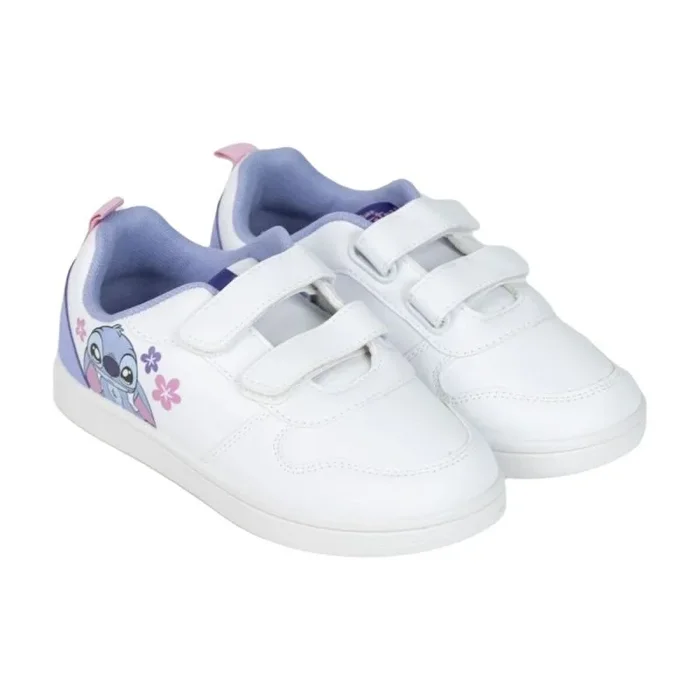 CERDÁ LIFE’S LITTLE MOMENTS Deportiva Suela PVC Stitch, Zapatillas, White, 25 EU
