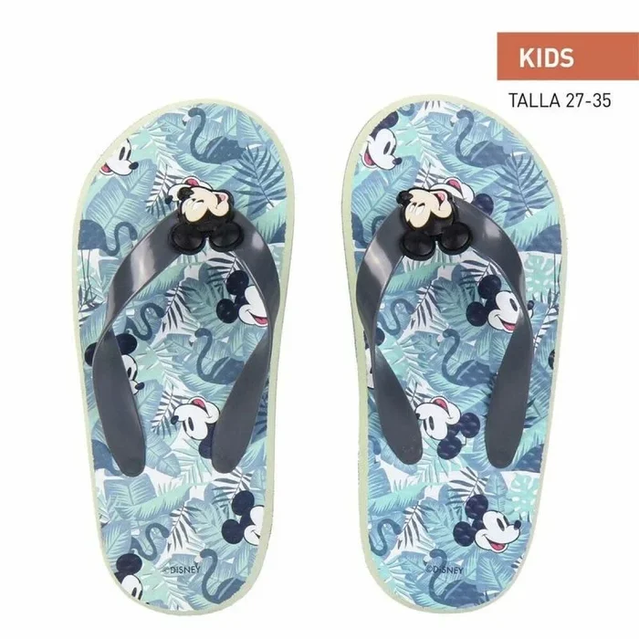 CERDÁ LIFE’S LITTLE MOMENTS Infantil para Niño Estampada con Mickey Primera Calidad | Chanclas de Verano Suela de Goma EVA, Verde Claro, 31 EU