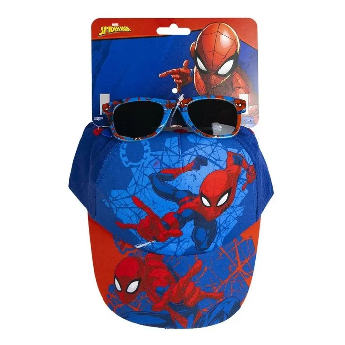 CERDÁ LIFE’S LITTLE MOMENTS Set Sol Spiderman Niñas – Gafas y Gorra, Talla Única Unisex