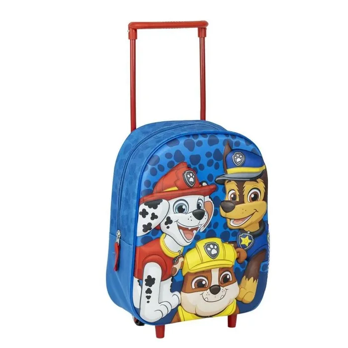 CERDÁ LIFE’S LITTLE MOMENTS Trolley 3D Paw Patrol, Mochila Infantil de La Patrulla Canina Unisex niños, Azul, Pequeña