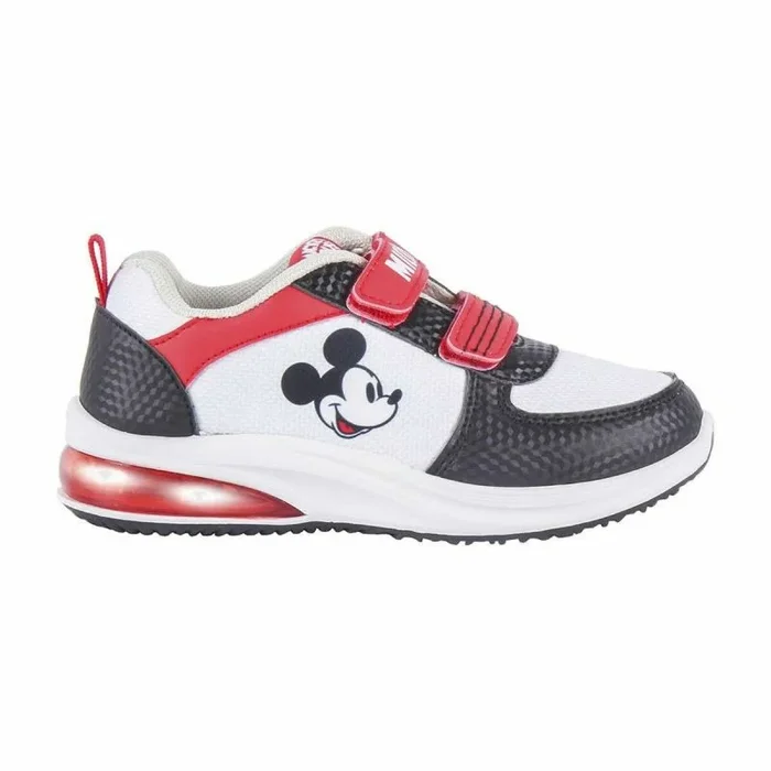 CERDÁ LIFE’S LITTLE MOMENTS, Zapatillas Niño Luces de Mickey Mouse con Velcro para Facilitar su Independencia y Comodidad y Refuerzo en la Puntera Unisex niños, Gris, 29 EU
