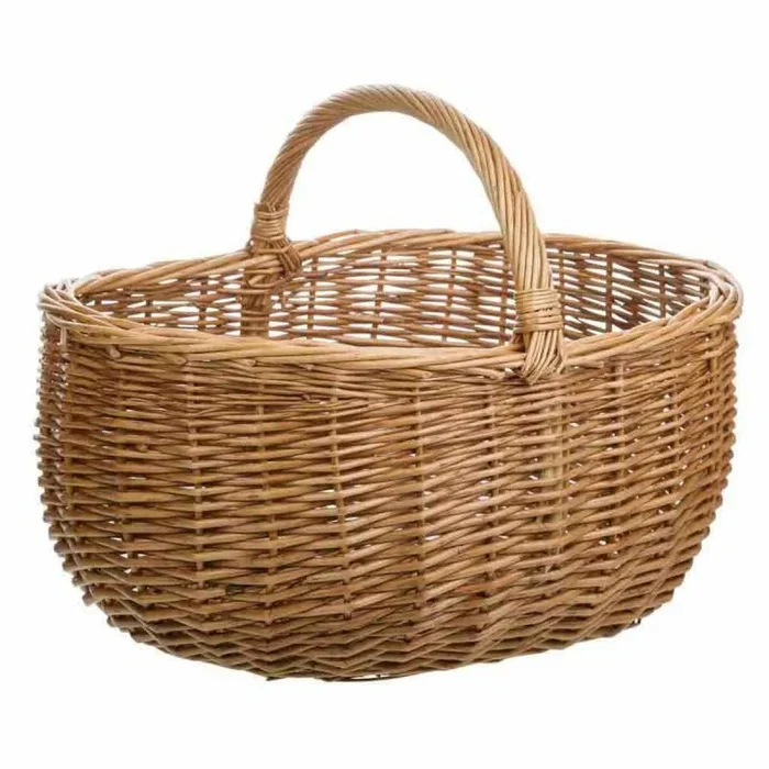 Cesta de picnic alexandra house living mimbre madera de sauce 33 x 32 x 43 cm natural