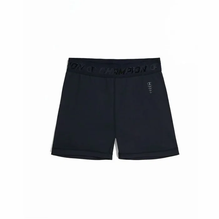 Champion Athletic Club W-Stretch Jersey Biker Pantalones Cortos, Negro, XS Mujer