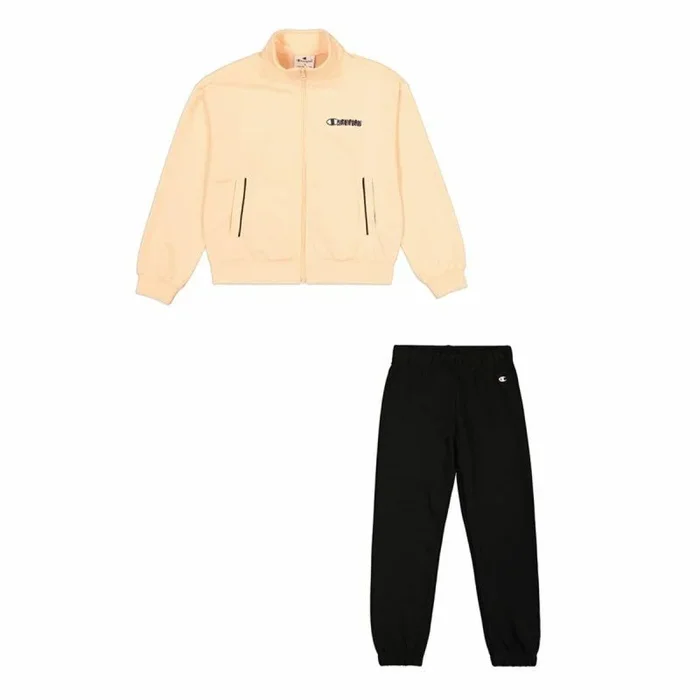 Champion Legacy Graphic Shop G (405047) -Ultra-Light Soft Compact Powerblend Terry High-Neck Chandal Bebe, Rosa (PS187), 15-16 años para Niñas