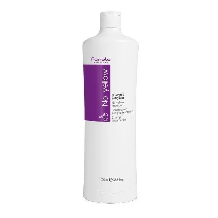 Champú antiamarillo y plateado de Fanola, 5 unidades, 1000 ml