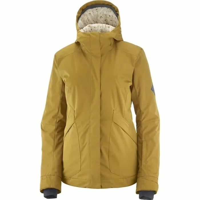 Chaqueta de Esquí Salomon Snow Rebel Mujer Dorado M