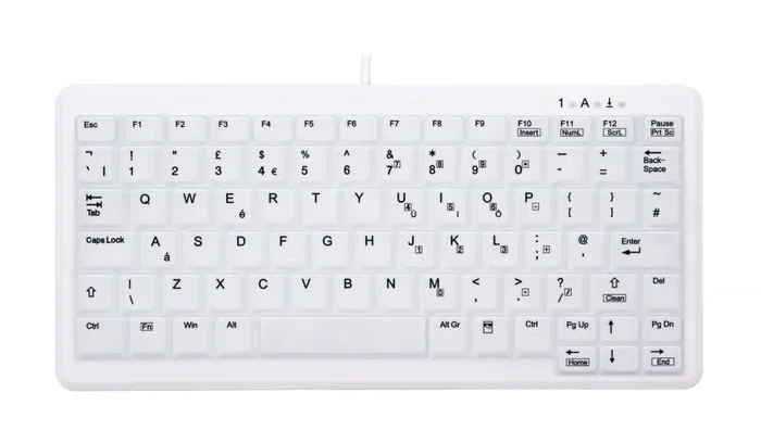 CHERRY AK-C4110 teclado USB QWERTY Inglés del Reino Unido Blanco