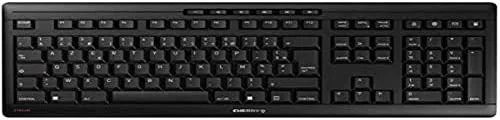 CHERRY Stream Wireless teclado RF inalámbrica + USB AZERTY Francés Negro