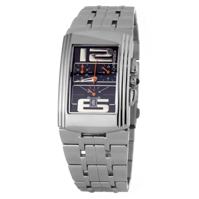 Chronotech Reloj Hombre Analogico Cuarzo con Correa de Acero CT7018B-04M