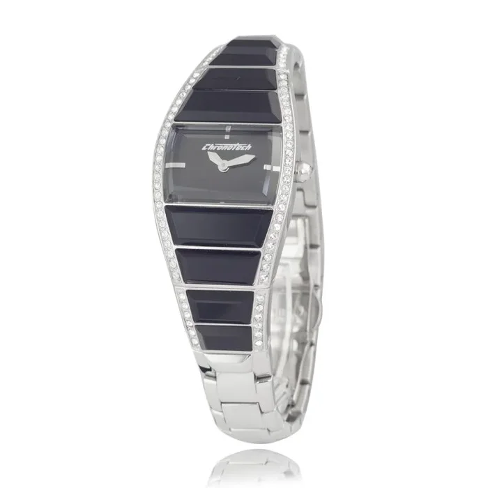 Chronotech Reloj Mujer Analogico Cuarzo con Correa de Acero CT7099LS-02M