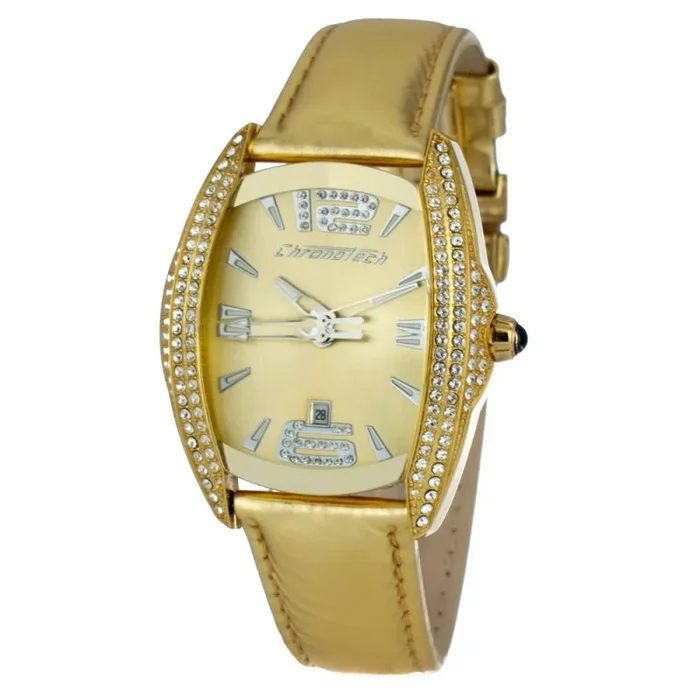 Chronotech Reloj Unisex Analogico Cuarzo con Correa de Piel CT7814M-02S