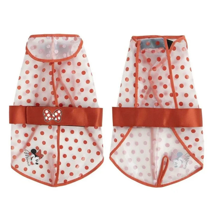Chubasquero para perro minnie mouse rojo m