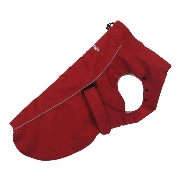 Chubasquero para perro red dingo perfect fit rojo 70 cm