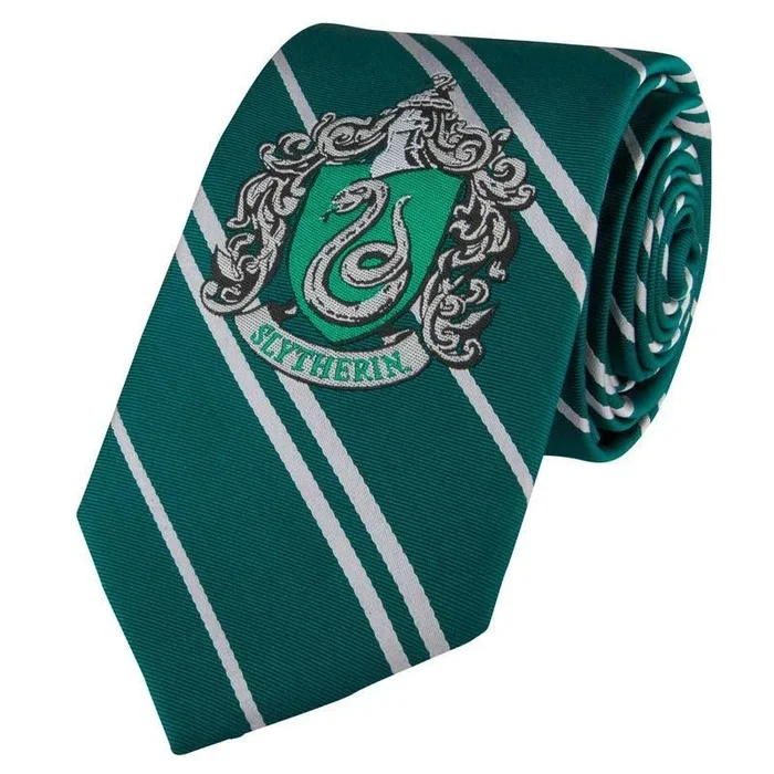 Cinereplicas Harry Potter – Corbata tejida Slytherin – Niños – Licencia Oficial