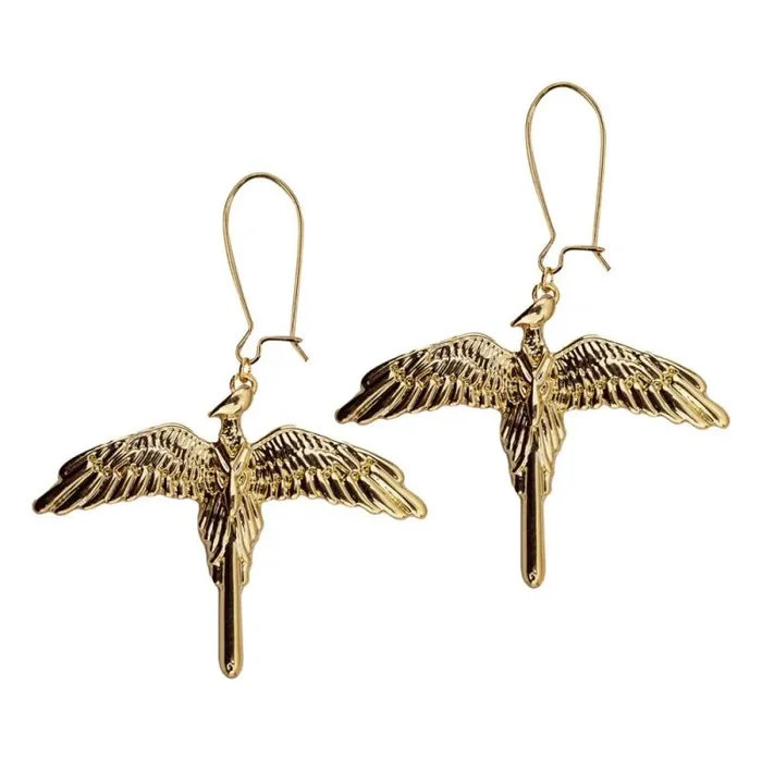 Cinereplicas Harry Potter – Pendientes Fawkes – 2.5 * 2cm – Licencia Oficial