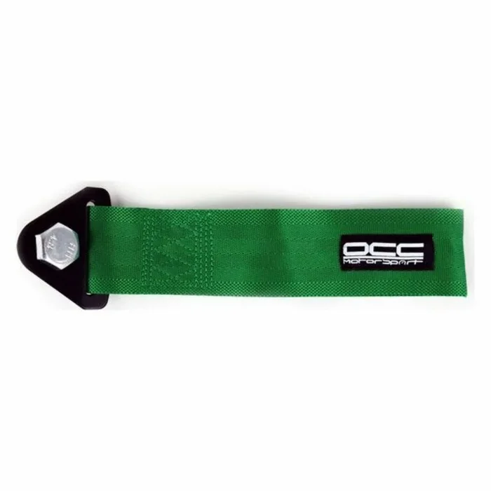 Cinta de remolque occ motorsport 3000 kg 15mm verde
