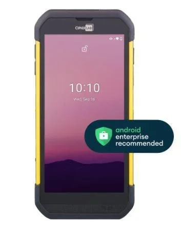 CipherLab RS35 A11, LTE/BT/WiFi/GPS/NFC, 4G/64G, W128170621 (A11, LTE/BT/WiFi/GPS/NFC, 4G/64G RAM/ROM, SR 2D Imager, 5.5 HD+, 13/5MP cámara trasera/delantera, UE, Snap on, GMS)