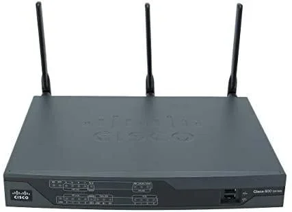 Cisco 892 Wifi Ethernet Gris – wireless routers (HSRP, RIP-1, RIP-2, Ethernet, Fast Ethernet, Gigabit Ethernet, IEEE 802.11b, IEEE 802.11g, IEEE 802.11n, Telnet, SNMP 3, HTTP, HTTPS, SSH, L2TP, IPSec, Gris, 0 – 40 °C)