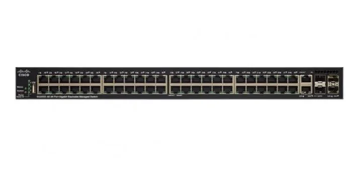 Cisco SG350X-48 Gestionado L3 Gigabit Ethernet (10/100/1000) 1U Negro