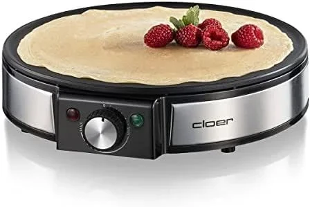 Cloer 6630 crepera 2 crep(s) Negro, Acero inoxidable