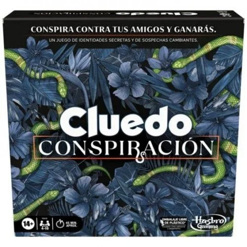 Cluedo Conspiración Juego de Mesa de rol y Lógica, Juegos de Estrategia para Fiestas a Partir de 14 Años y Adultos, de 4 a 10 Jugadores, Personajes del Cluedo