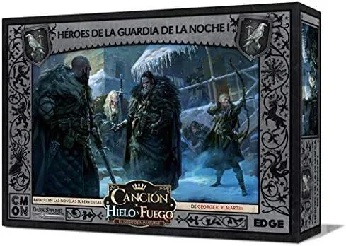CMON- Game of Thrones Canción de Fuego y Hielo el Juego de Miniaturas – Héroes de la Guardia de la Noche I, Color (Edge Entertainment EECMSI39)