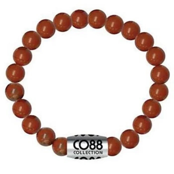 CO88 St Bracelet Logo – Brazalete (6 mm), color rojo