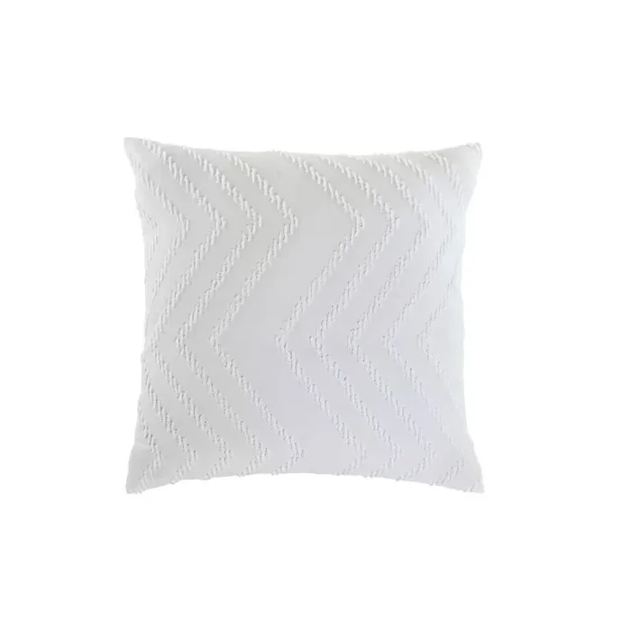 Cojín home esprit blanco 45 x 45 x 45 cm