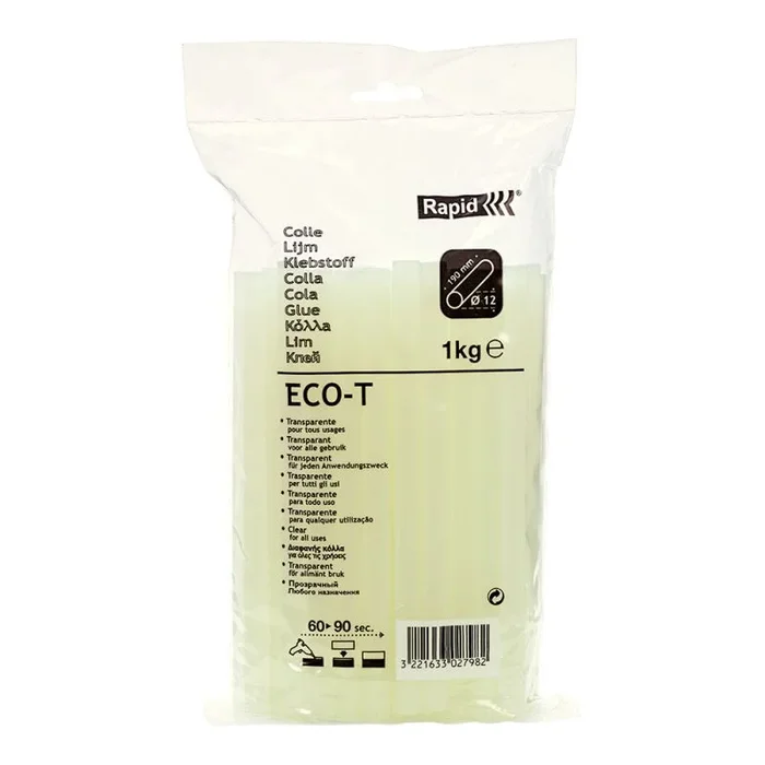 Cola 1 kg eco-t d12x190mm transparente 40302798 rapid
