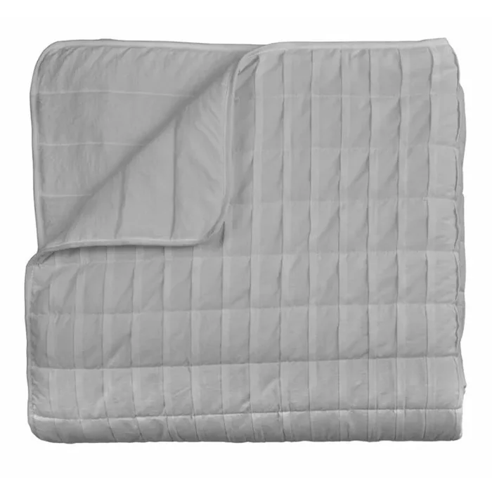 Colcha pierre cardin ondas gris perla cama de 150 (3 piezas)