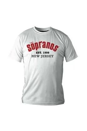 Colegial camiseta blanca chico t-s los soprano