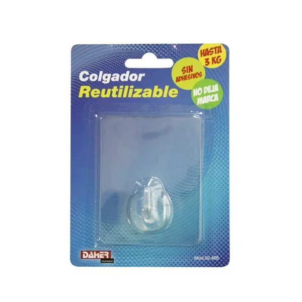 Colgador sin adhesivos, reutilizable 92.405 Electro DH 8430552144983
