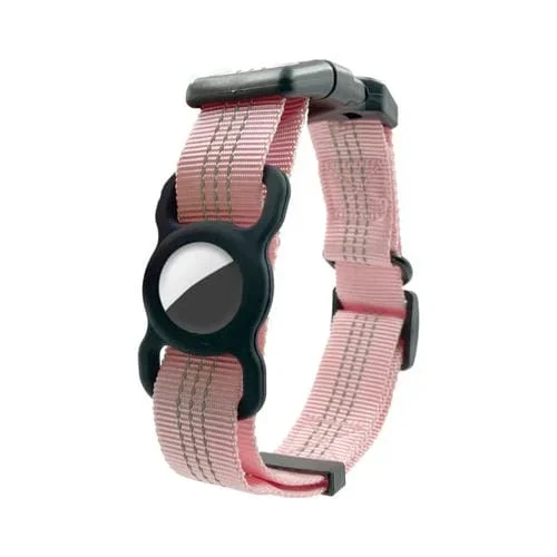 Collar Protector GPS para AirTag Pugga Gg1002 Polyester Tamaño L (Rosa)