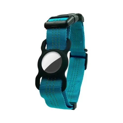 Collar protector GPS para perro Pugga Gg1002 para AirTag tamaño M (Azul)