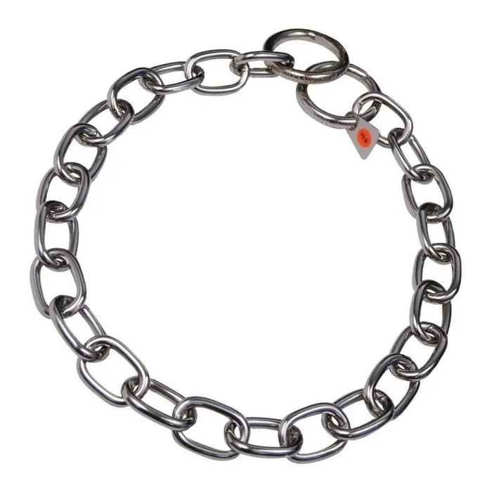 Collares básicos para Perros Collar eslabón Corto – Acero Inoxidable