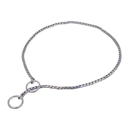 Collares cadena Máxima Elegancia plateados 4mm. x 44cm. CROMADO PLATEADO