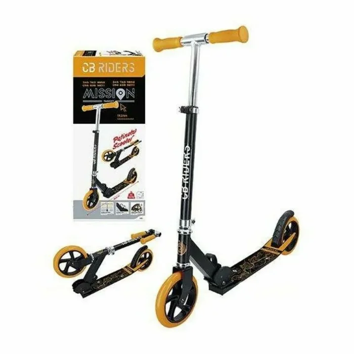 COLORBABY 54070, Patinete 2 Ruedas Naranja Pro Serie, CB Riders, Patinetes Plegables Aluminio, Ruedas 18 cm, Scooter Infantil, A Partir de 3 años, Juguetes y Regalos para niños y niñas