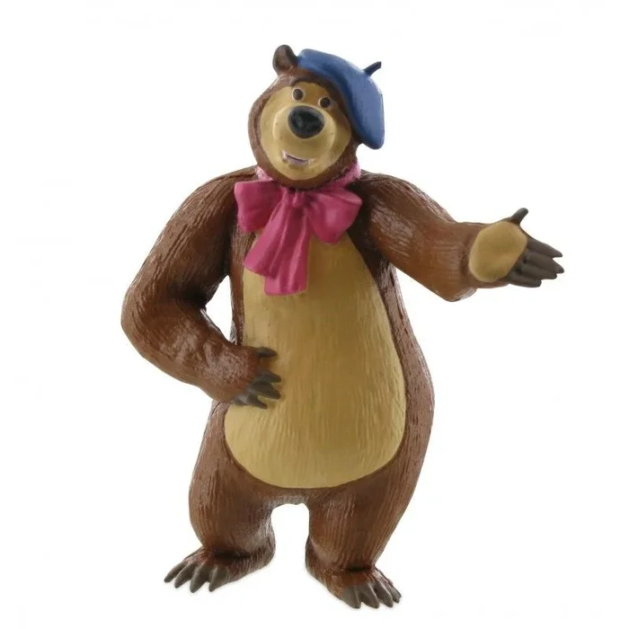 Comansi and The Bear Figura Oso Pintor-Masha, Multicolor, Miscelanea (Y99805)