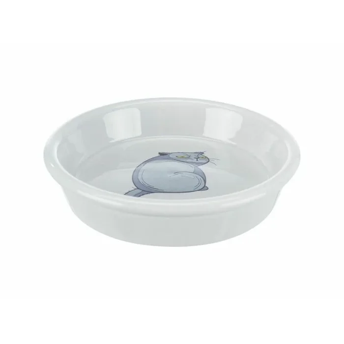 Comedero para perro trixie gris dolomita ø 13 cm 250 ml