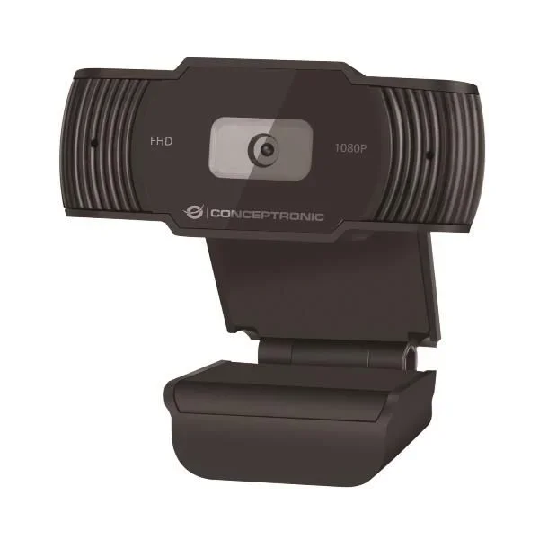 Conceptronic AMDIS 1080P FHD cámara web 1920 x 1080 Pixeles USB 2.0 Negro
