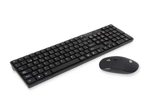 Conceptronic orazio pack inalambrico usb teclado + raton 1600dpi – 3 botones – uso ambidiestro – color negro