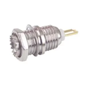 Conector MiniUHF Hembra Soldar Para Panel