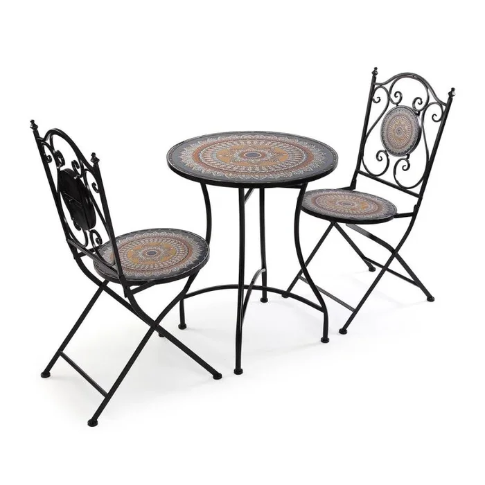Conjunto de Mesa con 2 Sillas Versa Creta 60 x 71 x 60 cm – Marca: Versa – EAN: 8420327575692