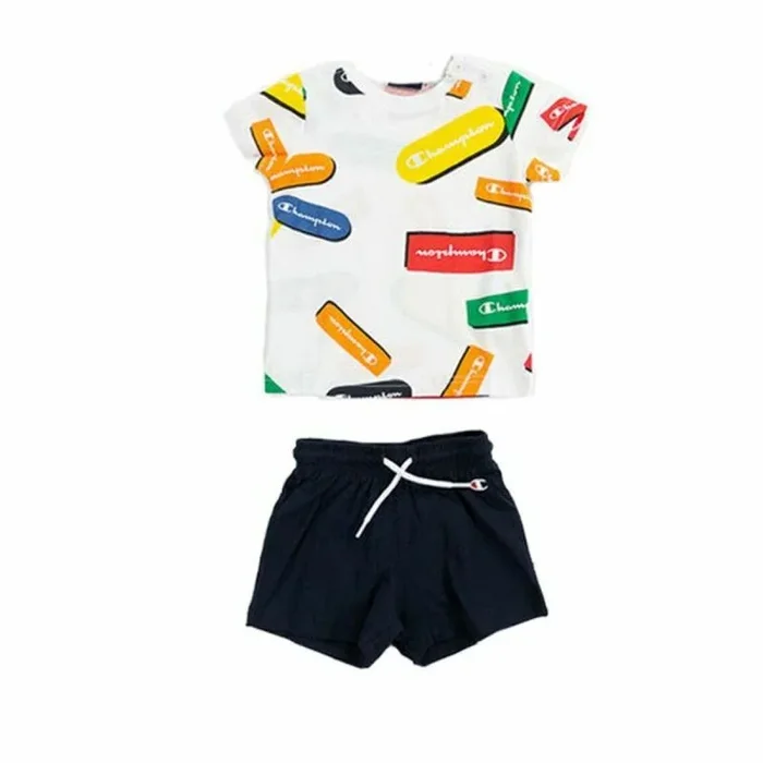 Conjunto Deportivo para Niños Champion Baby White 6-9 meses